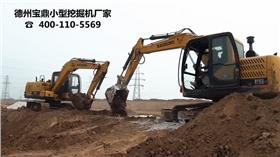 宝鼎小型挖掘机生产厂家