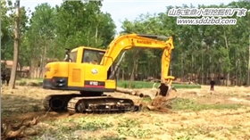 山东宝鼎厂家反铲式90小型挖掘机产品
