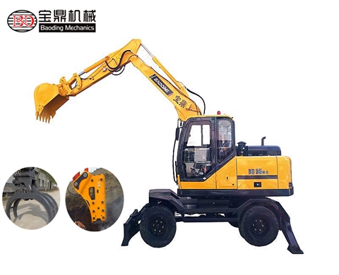 宝鼎轮式挖掘机BD95W-9型号