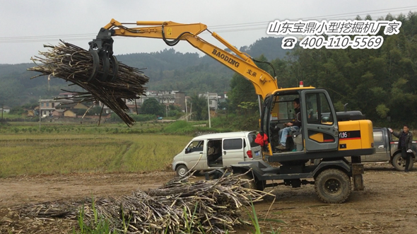 宝鼎轮式蔗木装卸机产品