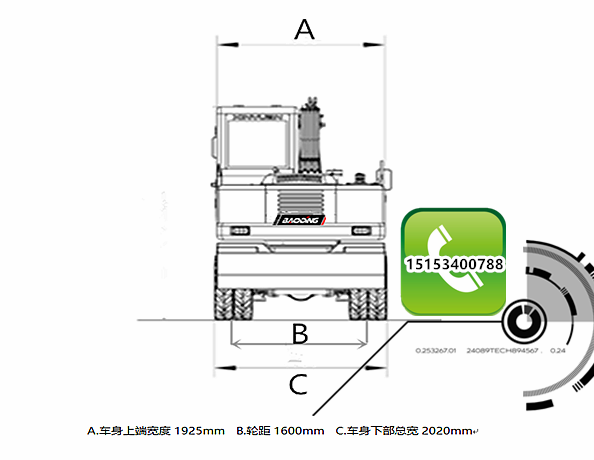 宝鼎85轮式挖掘机参数