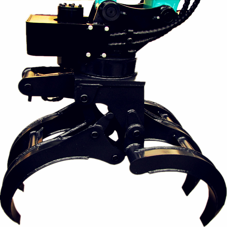 BD95W-9轮式挖掘机抓木机部件展示