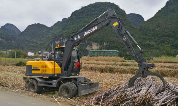 宝鼎轮式挖掘机抓木机.jpg