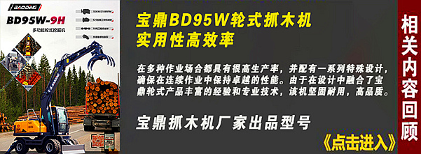 宝鼎抓木机厂家95抓木机型号