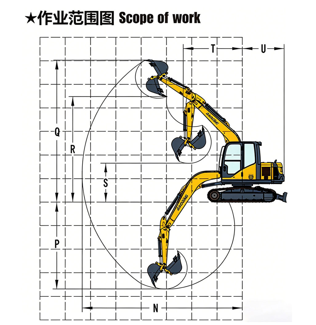 宝鼎BD230履带挖掘机参数范围.jpg